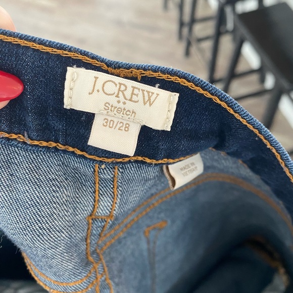 J. CREW TOOTHPICK SKINNY JEAN SIZE 30/28 - Picture 2 of 3